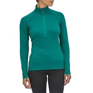 Patagonia Women's Capilene Midweight Quarter Zip Baselayer - XS Turquoise